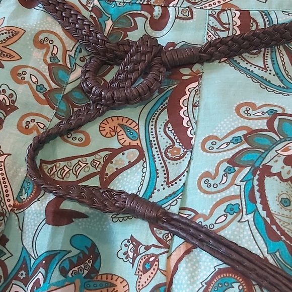 Notations cotton knee length skirt - Picture 3 of 3